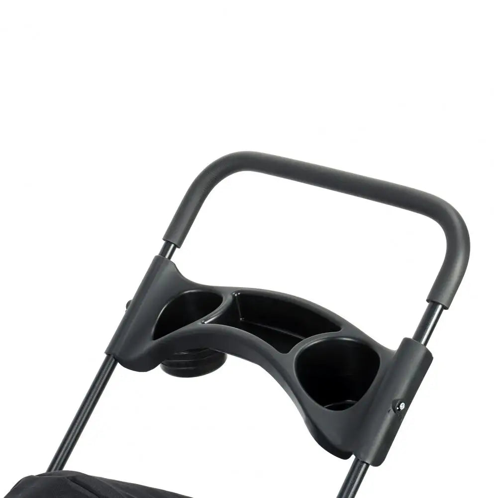 4-Wheel Dog Cat Stroller For Outdoor Travel Folding Pet Carrier