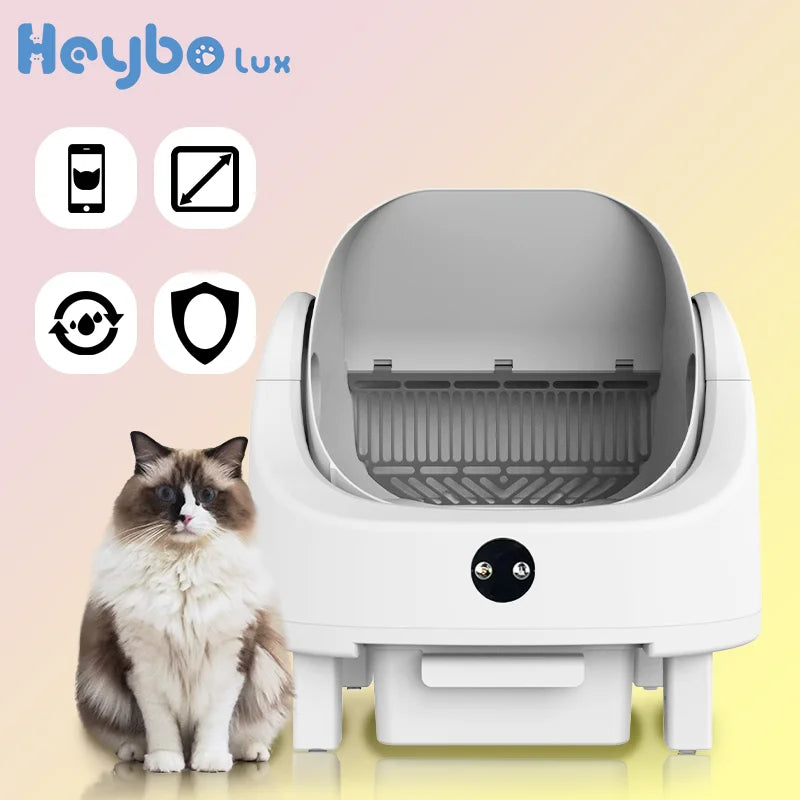 Self Cleaning Cat Litter Box With Automatic Odor Control