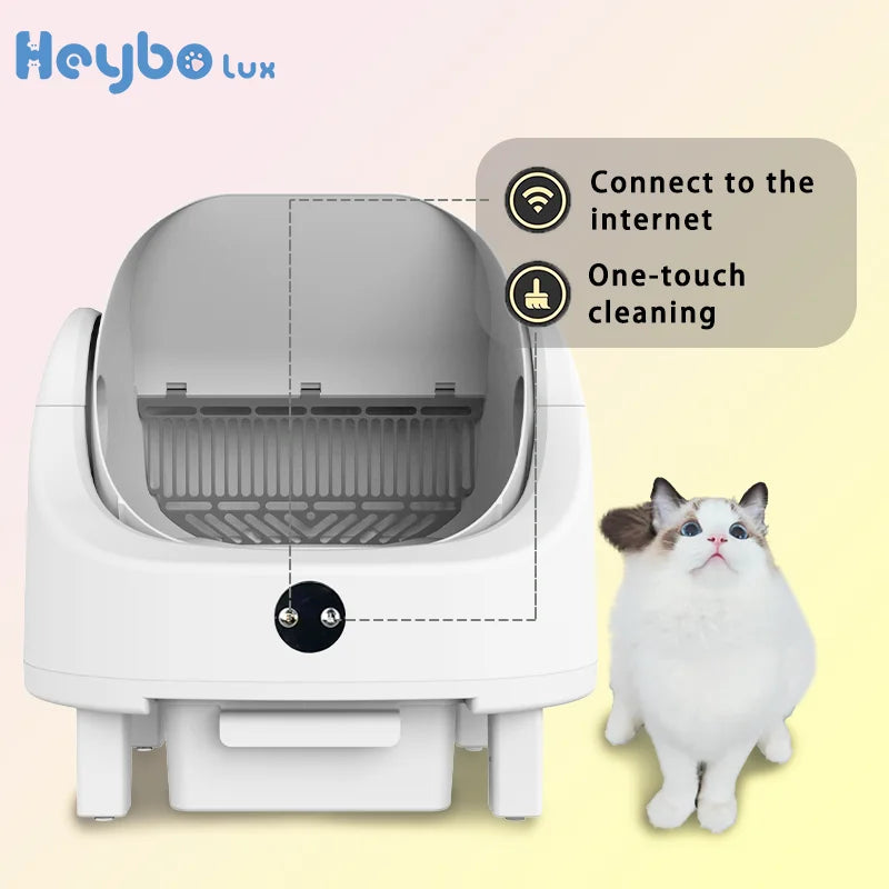 Self Cleaning Cat Litter Box With Automatic Odor Control