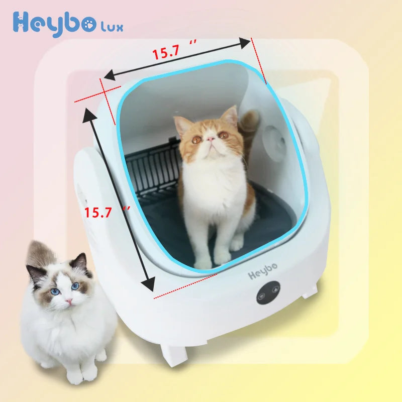 Self Cleaning Cat Litter Box With Automatic Odor Control