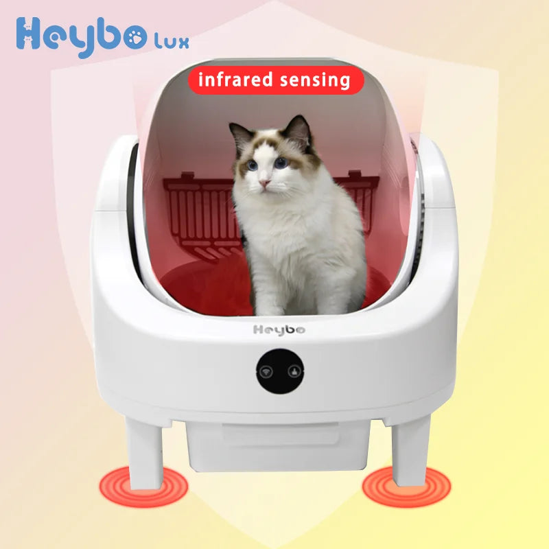 Self Cleaning Cat Litter Box With Automatic Odor Control
