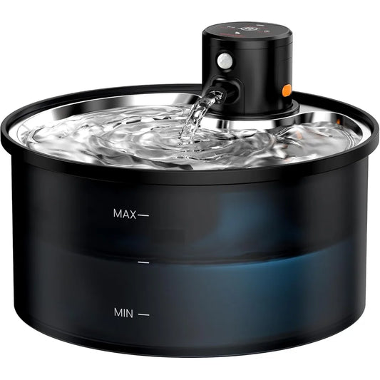 Hignconcerned Wireless Cat Water Fountain Battery Operated