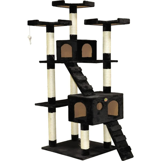 Hign-concerned Cat Tree Tower With Condos Indoor Play