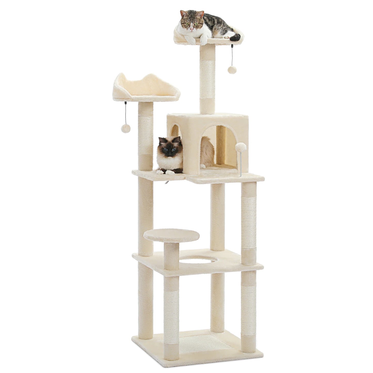 PAWZ Road Multi Level Cat Tree Tower Sisal Scratching Post