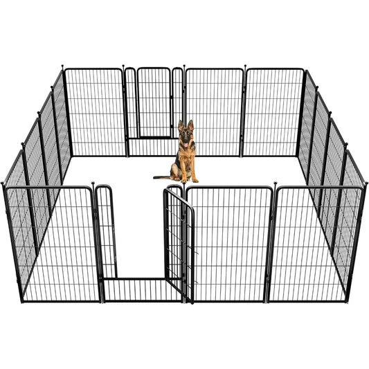 DAFIFY Rollick Dog Playpen For Yard And RV Camping Elite