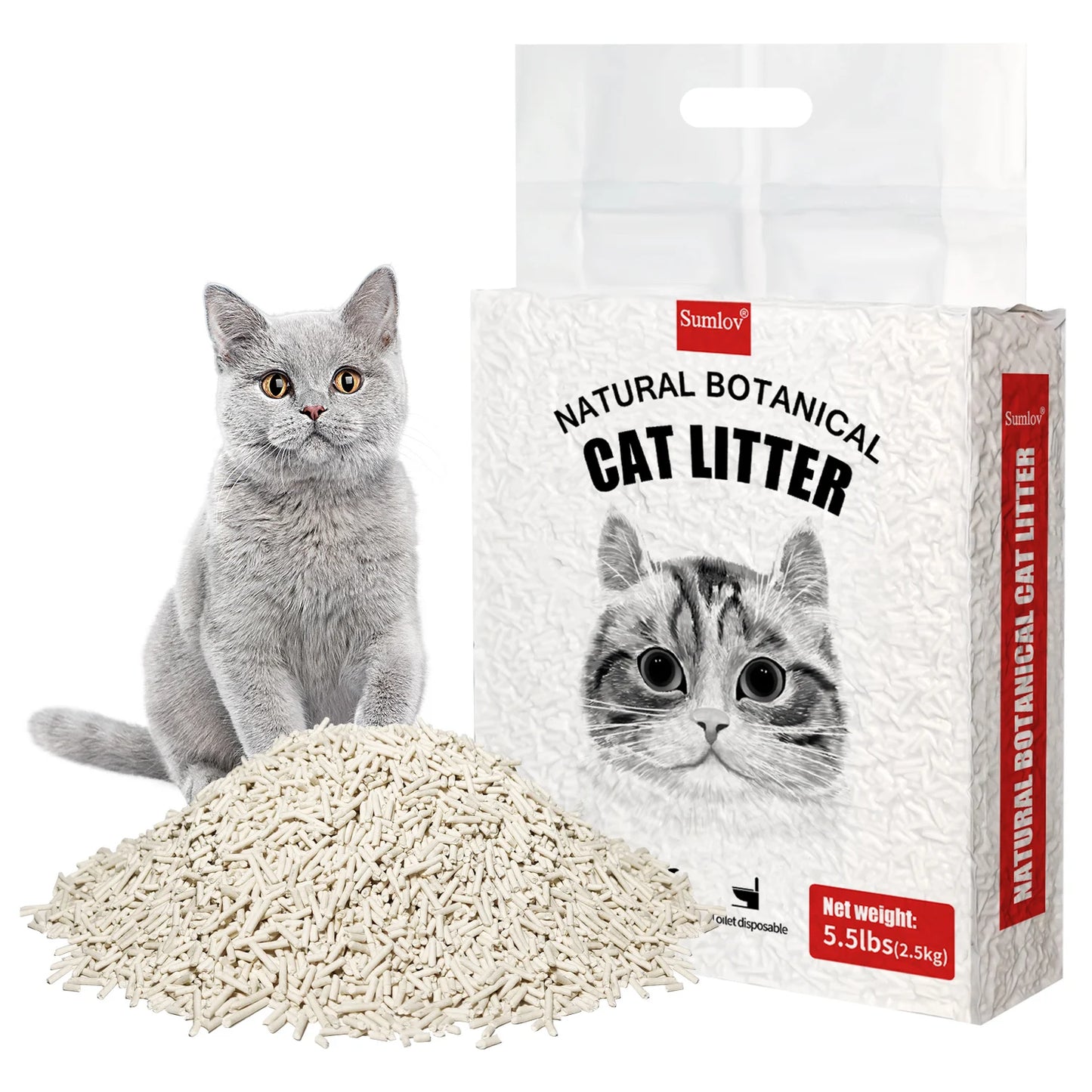 Hign-concerned Tofu Cat Litter Dust Free Odor Control