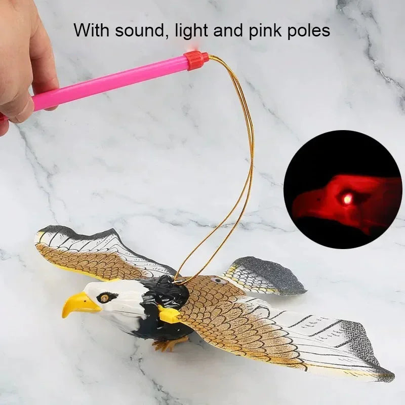 Simulation Bird Interactive Cat Toy Hanging Eagle Flying Teaser