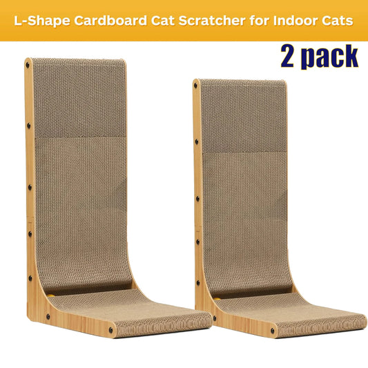 Guangdong L Shape Cat Scratcher For Indoor Cats Non Toxic