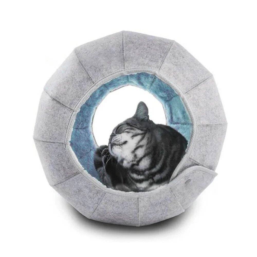 Cat Bed Tunnel Indoor Cat House And Interactive Toy