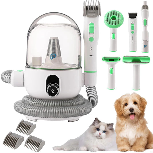 DishyKooker Pet Grooming Kit With Quiet Vacuum And Tools