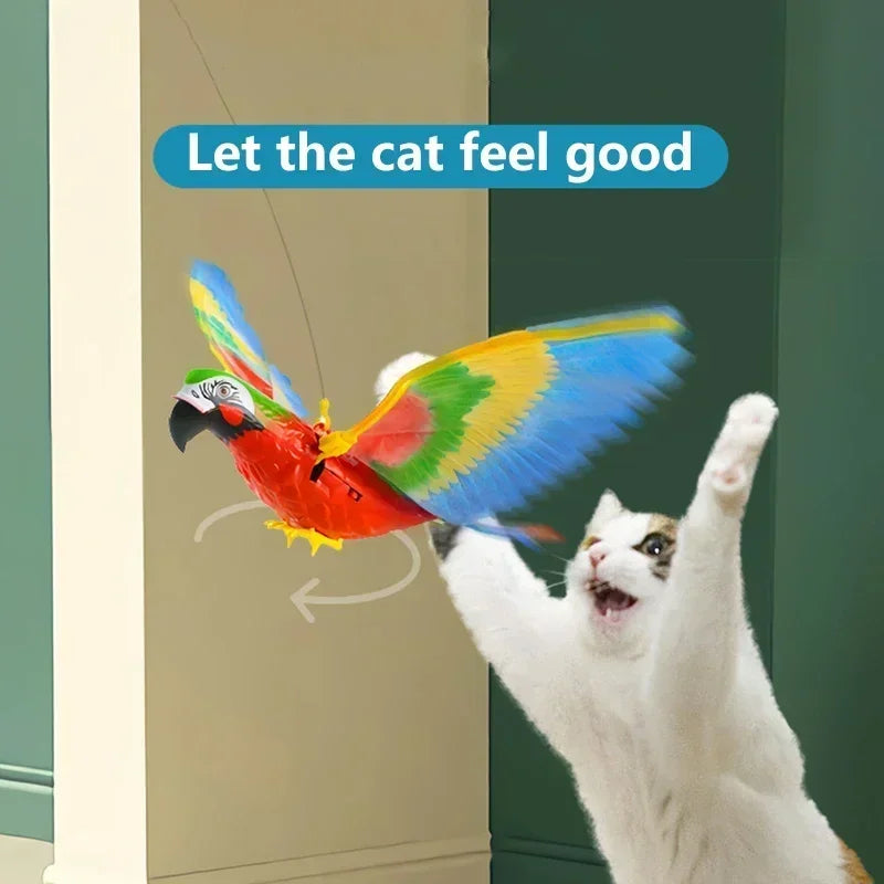 Simulation Bird Interactive Cat Toy Hanging Eagle Flying Teaser