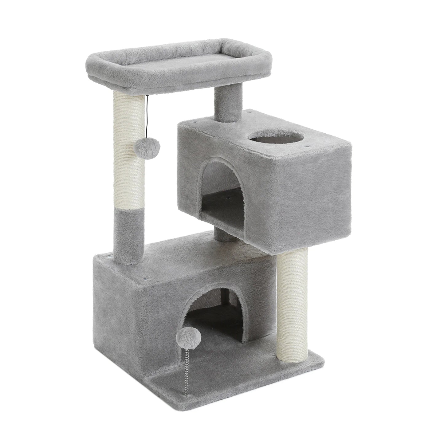 PEQULTICN Cat Tree With Sisal Scratching Post And Perch