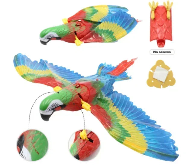 Simulation Bird Interactive Cat Toy Hanging Eagle Flying Teaser