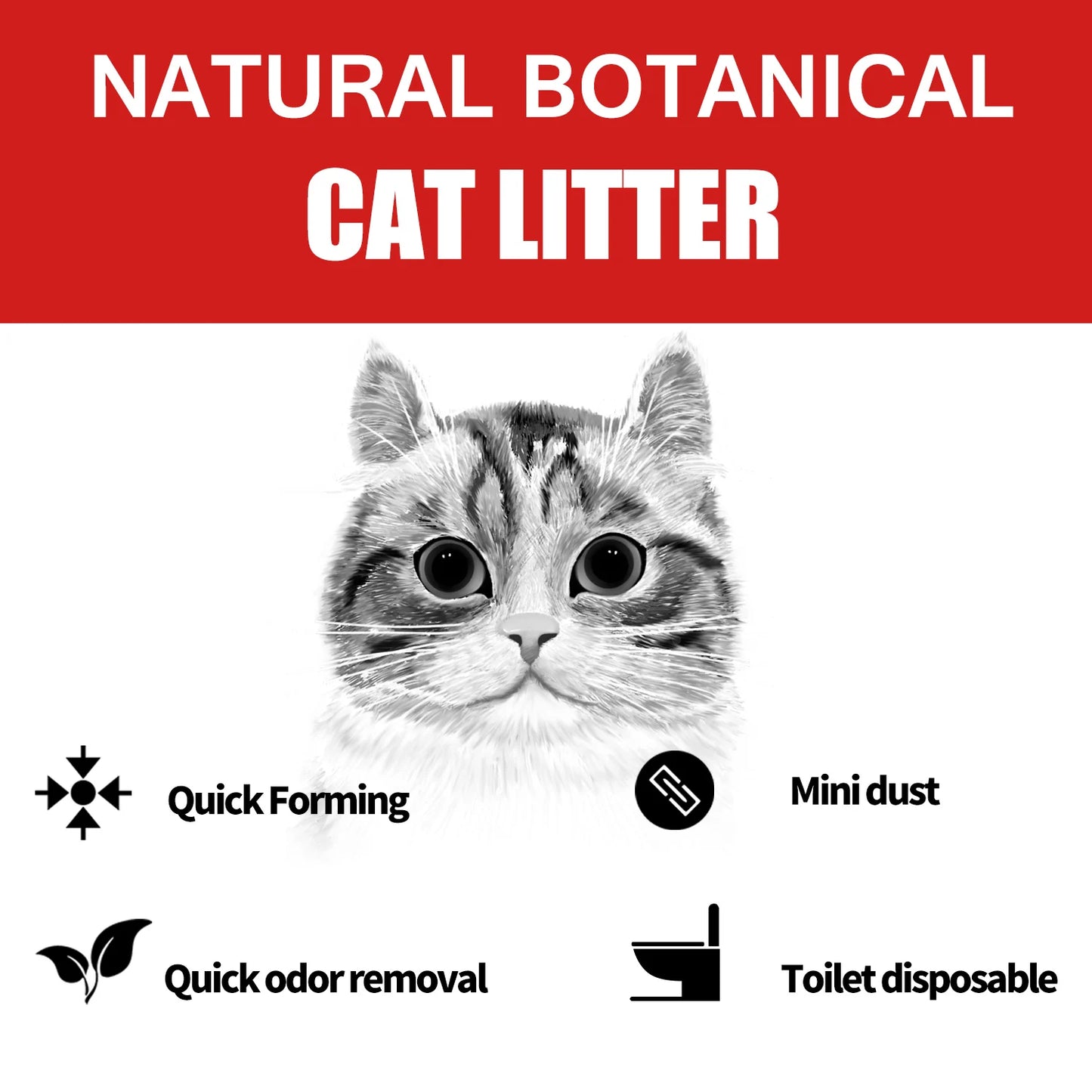 Hign-concerned Tofu Cat Litter Dust Free Odor Control
