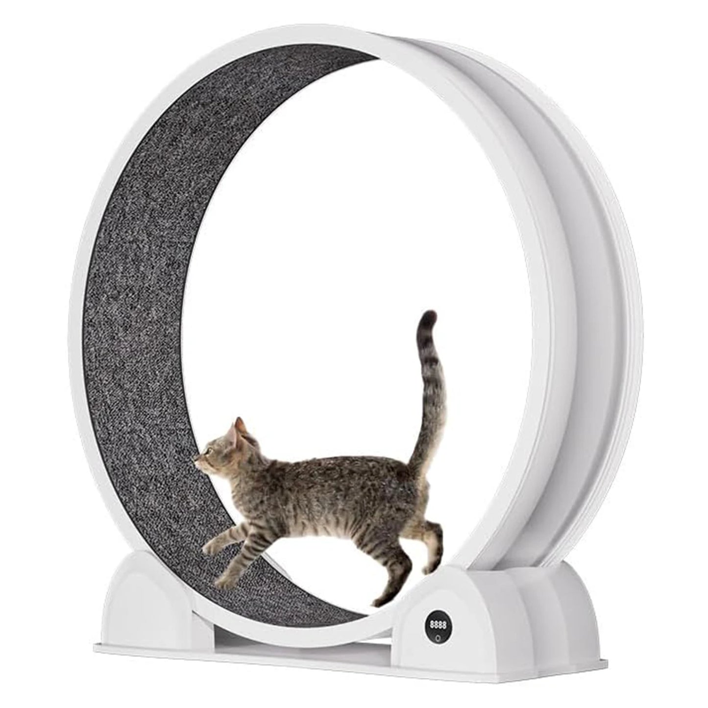 HiMISSCN Cat Exercise Wheel Indoor Quiet ABS Treadmill With Pedometer