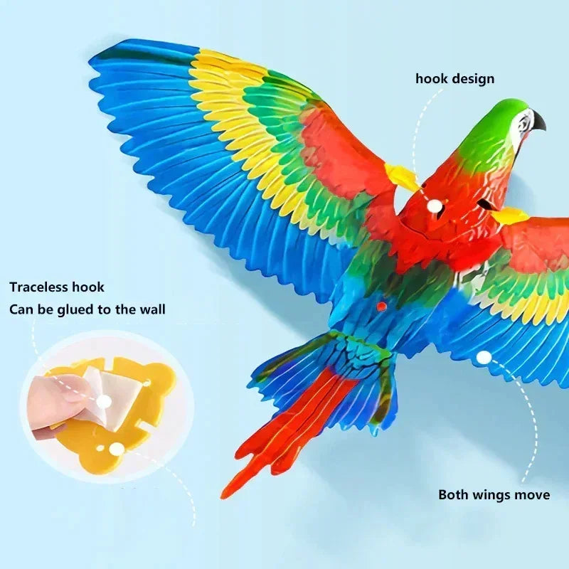 Simulation Bird Interactive Cat Toy Hanging Eagle Flying Teaser