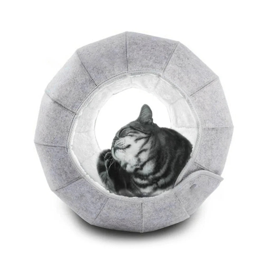 Cat Bed Tunnel Indoor Cat House And Interactive Toy