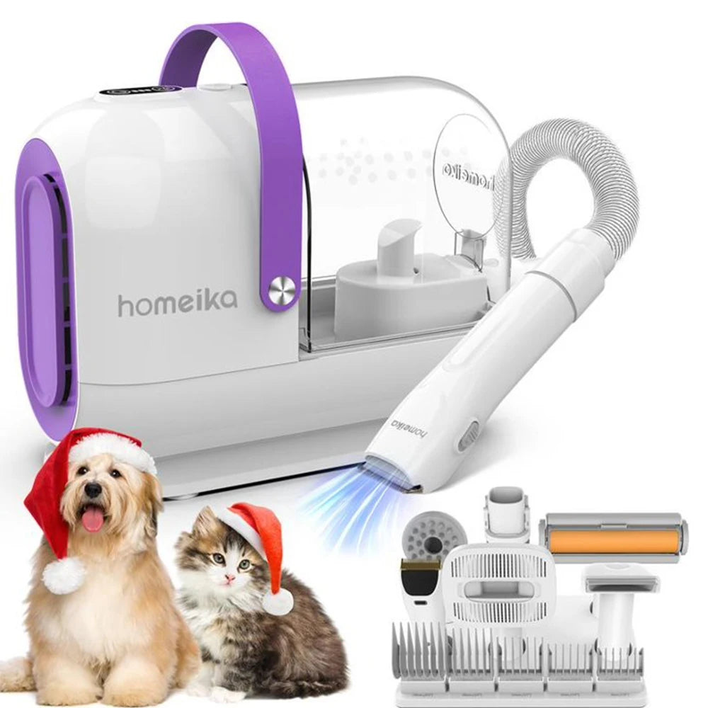 Homeika Dog Grooming Kit With High Suction Pet Vacuum