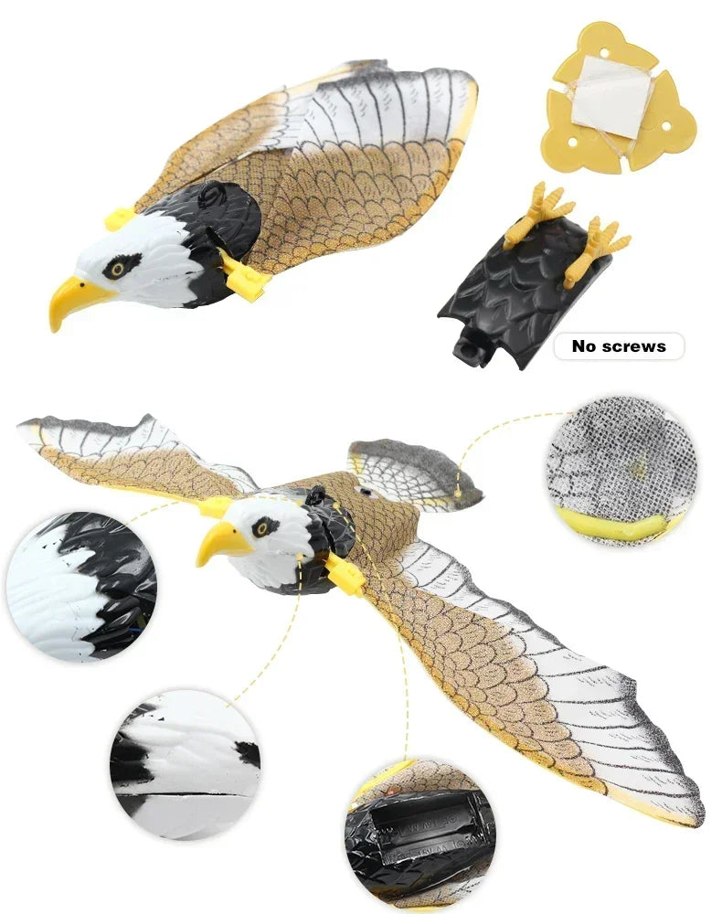 Simulation Bird Interactive Cat Toy Hanging Eagle Flying Teaser
